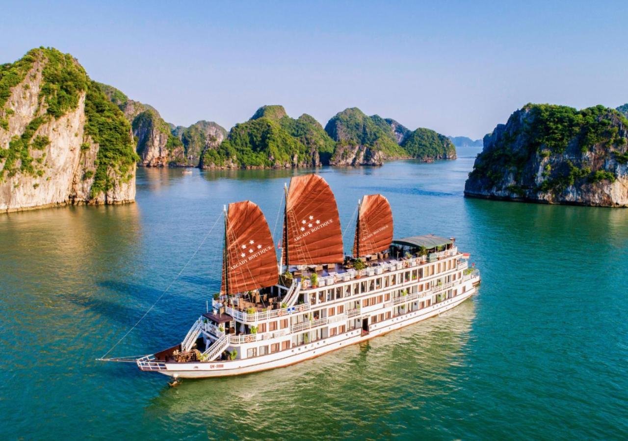 Hotel Arcady Boutique Cruise Hạ Long Exterior foto