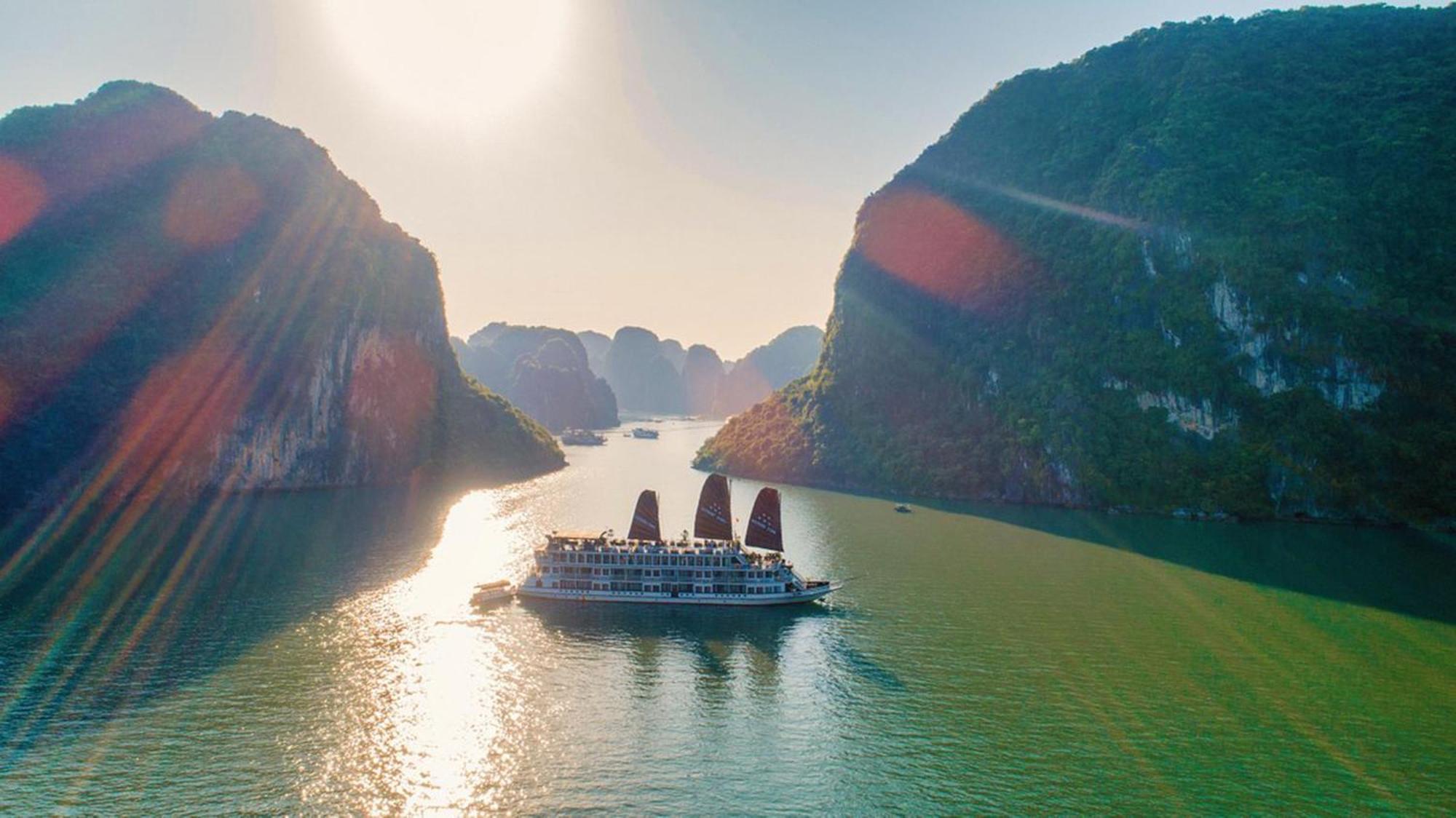 Hotel Arcady Boutique Cruise Hạ Long Exterior foto